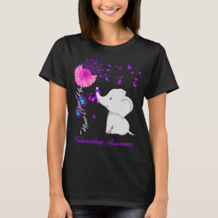 Elephant Faith Hope Liebe Tuberkulose Bewusstsein T-Shirt