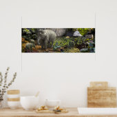 ELEPHANT FAMILY "GRÜNES ZIMMER" POSTER (Küche)