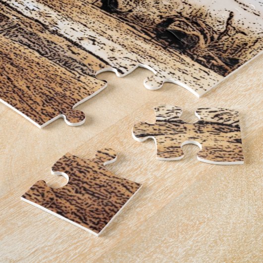 Elephant Family Illustration Tierart Puzzle (Seite)