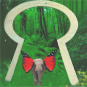 Elephant Fantasy Sticker (Vorderseite)