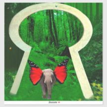 Elephant Fantasy Sticker