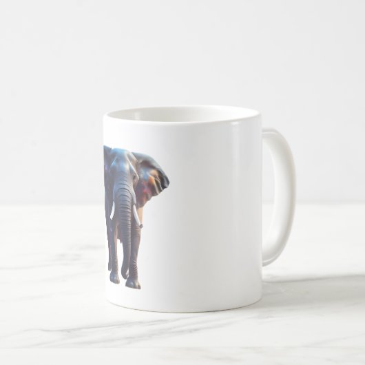 Elephant Fantasy Tasse (VorderseiteRechts)