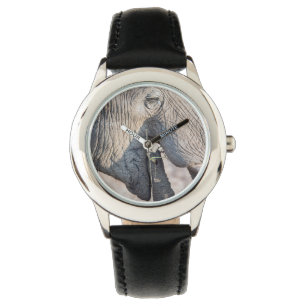 Elephant Feeding Armbanduhr