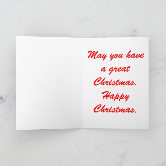 Elephant Feiertagskarte (Innenseite)