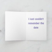 Elephant Festung Birthday Feiertagskarte (Innenseite)