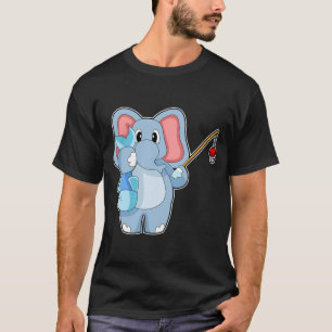 Elephant Fisher Fish T-Shirt