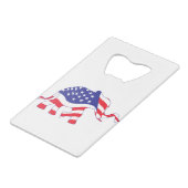 Elephant-FLAG Geldbeutel Flaschenöffner (Vorderseite Schrägansicht)