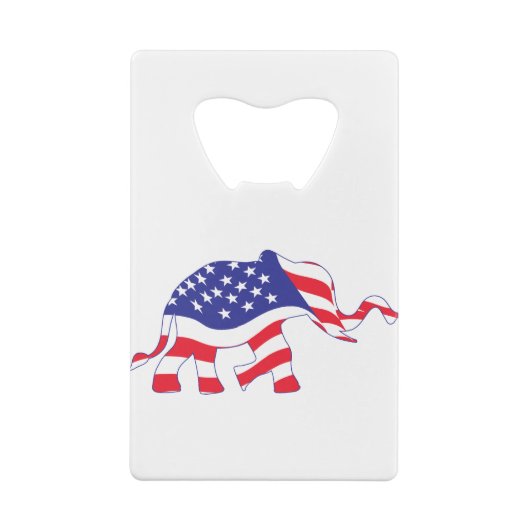 Elephant-FLAG Geldbeutel Flaschenöffner (Rückseite)
