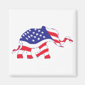 Elephant-FLAG Magnet (Vorne)