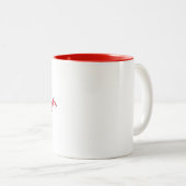 Elephant-FLAG Zweifarbige Tasse (VorderseiteRechts)