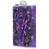 Elephant Flask Wandern bei Lila Starry Night Flachmann (Links)