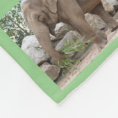 Elephant Fleece Blanket (Ecke)