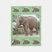 Elephant Fleece Blanket (Vorderseite)