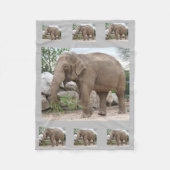Elephant Fleece Blanket (Vorderseite)