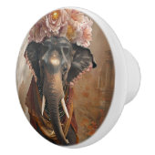 Elephant Floral Harmony Keramikknauf (Rechts)