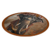 Elephant Floral Harmony Schneidebrett (Ecke)