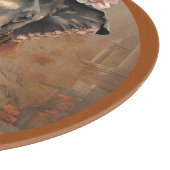 Elephant Floral Harmony Schneidebrett (Ecke)