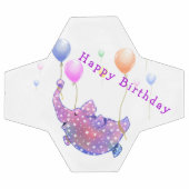 Elephant Flying Balloons Geburtstag Fußball Ball G (Flach)