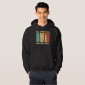 Elephant For Men Women Indian Elephant Mammoth Vin Hoodie (Vorne ganz)