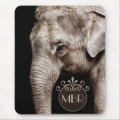 Elephant-Foto-Bild Mousepad (Vorne)