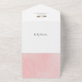 Elephant Foto Birth Announcement Card All In One Einladung (Außenbereich)