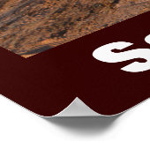 Elephant Foto Rette unser Wildlife Poster (Ecke)