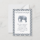 Elephant Friendship Gift - Special Friend Keepake Mitteilungskarte (Vorderseite)