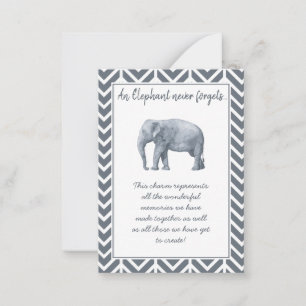 Elephant Friendship Gift - Special Friend Keepake Mitteilungskarte