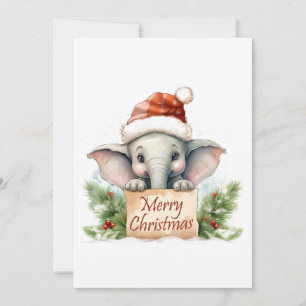 Elephant Frohe Weihnachten
