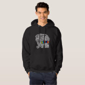 Elephant für Autismus Hoodie (Vorne ganz)