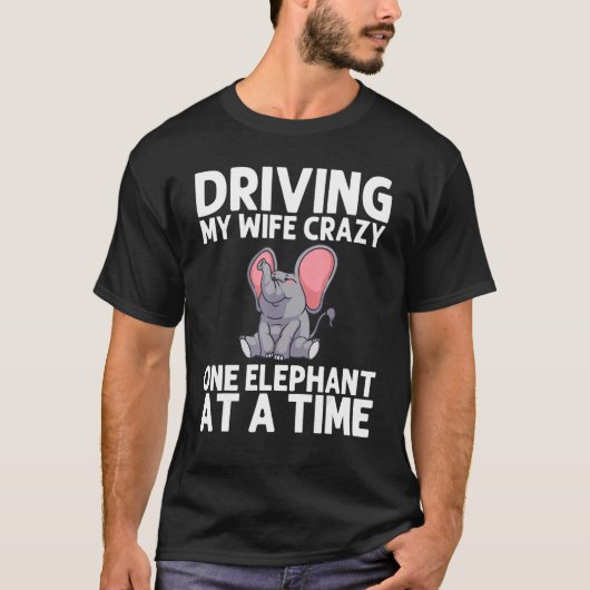 Elephant für Männer Vater Wildlife Indian Elephant T-Shirt (Vorderseite)