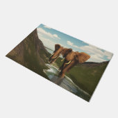 Elephant Fußmatte (Schrägansicht)