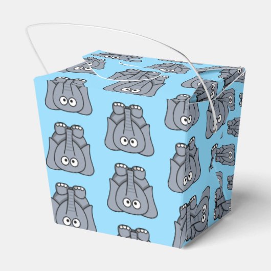 Elephant Gastgeschenk Box Geschenkschachtel (Rückseite)