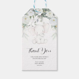 Elephant Gender Neutral Danke Geschenkanhänger