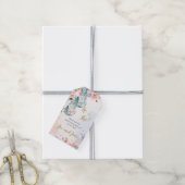 Elephant Gender Reveal Vielen Dank Tag Geschenkanhänger (Mit Garn)