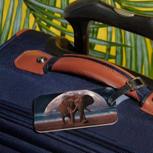 Elephant Gepäckanhänger (Vorderseite Insitu 3)