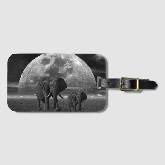 Elephant Gepäckanhänger (Vorderseite (Horizontal))