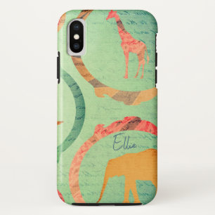 Elephant & Giraffe Collage Case-Mate iPhone Hülle