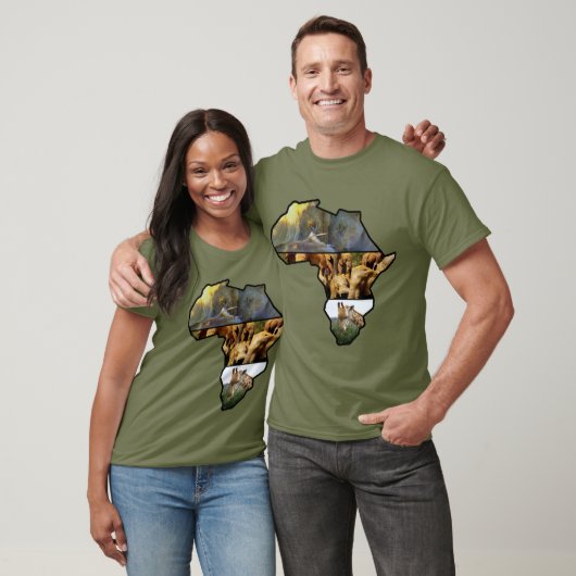 Elephant, Giraffe, Löwe T-Shirt (Unisex)