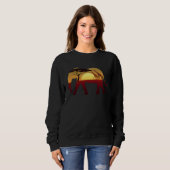 Elephant giraffe on the safari sweatshirt (Vorne ganz)