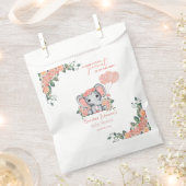 Elephant Girl Baby Shower Geschenktütchen (Ausgeschnitten)