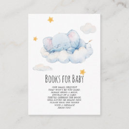 Elephant Girl Books for Baby Card Begleitkarte