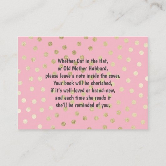 Elephant Girl Bringen Sie eine Babydusche mit Begleitkarte (Rückseite)