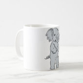 ELEPHANT GIRL KAFFEETASSE (Vorderseite Links)