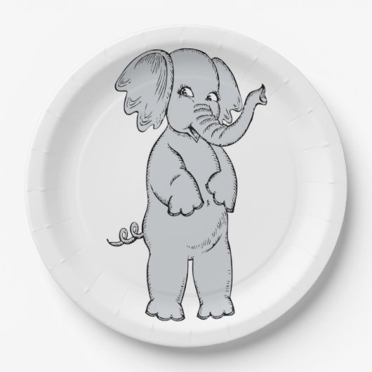ELEPHANT GIRL PAPPTELLER (Vorderseite)