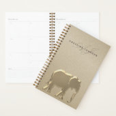 Elephant Gold Elegant Mit Monogramm Planer (Anzeige)