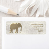 Elephant Gold Rücksendeadresse (Insitu)