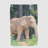 Elephant Golfhandtuch (Vorderseite)