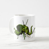 Elephant Grasshopper Crossbreed Kaffeetasse (Vorderseite Links)
