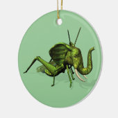 Elephant Grasshopper Crossbreed Keramik Ornament (Links)
